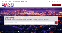 Desktop Screenshot of excaliburrealestate.com